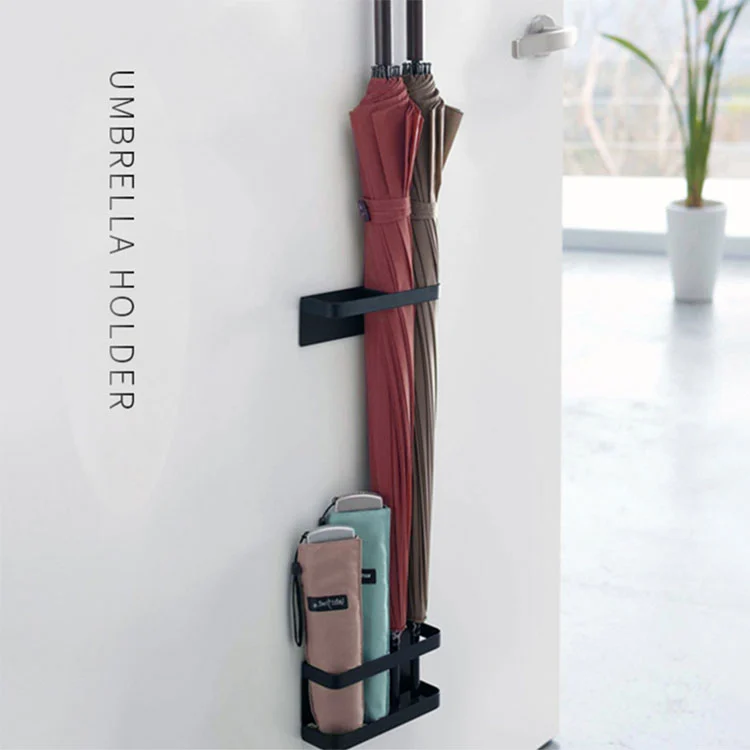 Durų šoninio kampo stovintys vandeniui atsparūs skėčių laikikliai