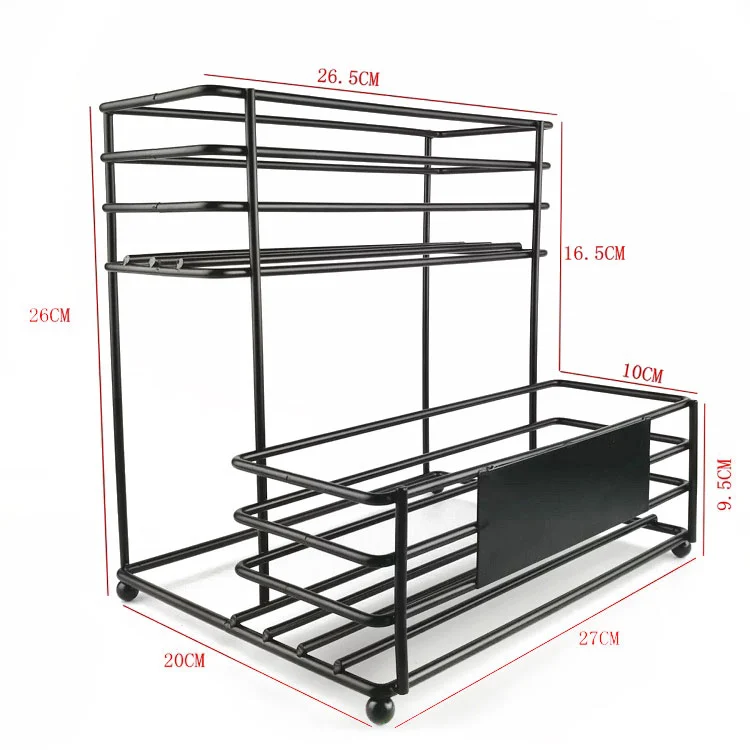 Liner Space Saving Countertop Rack Spice Organizer